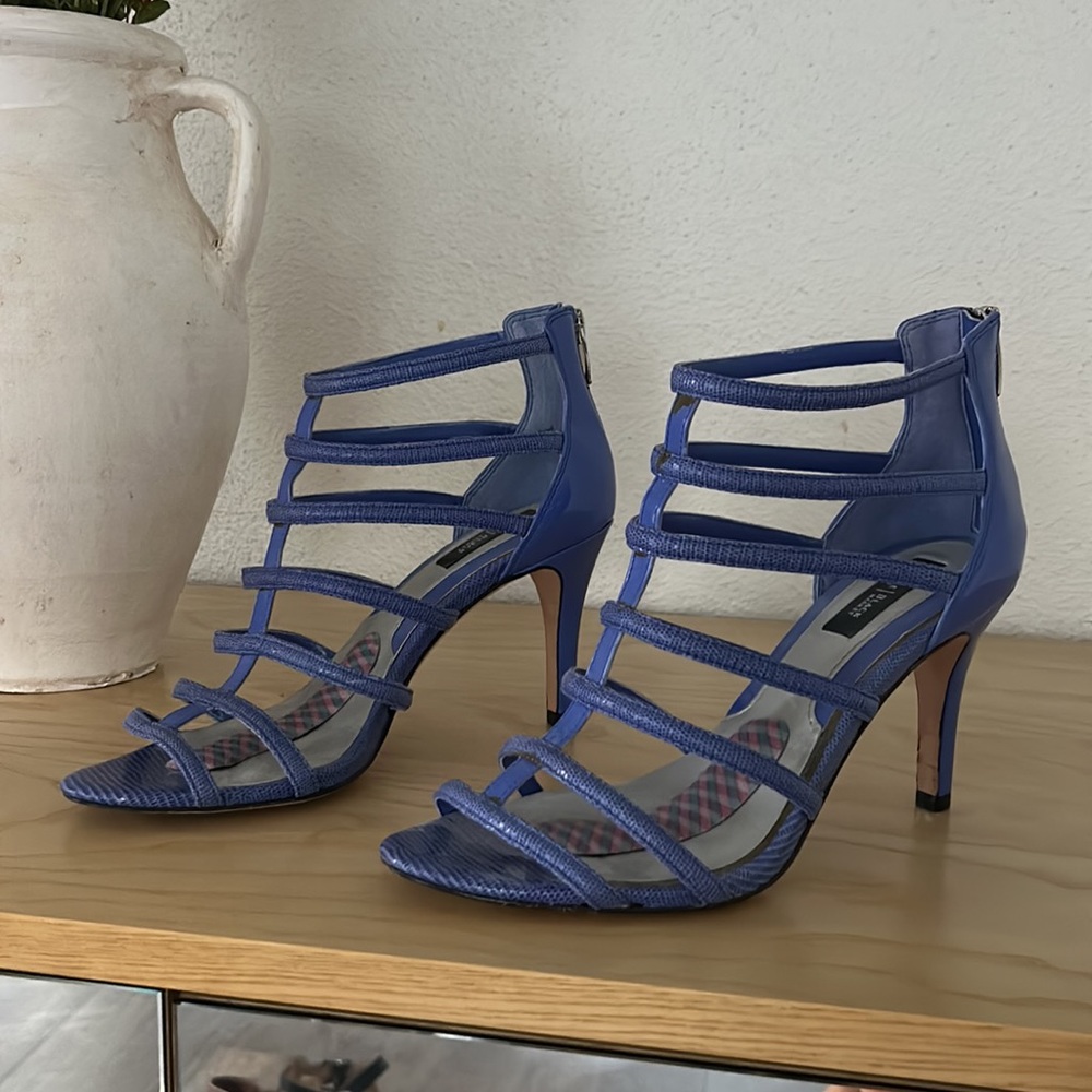 White House Black Market Periwinkle High Heels